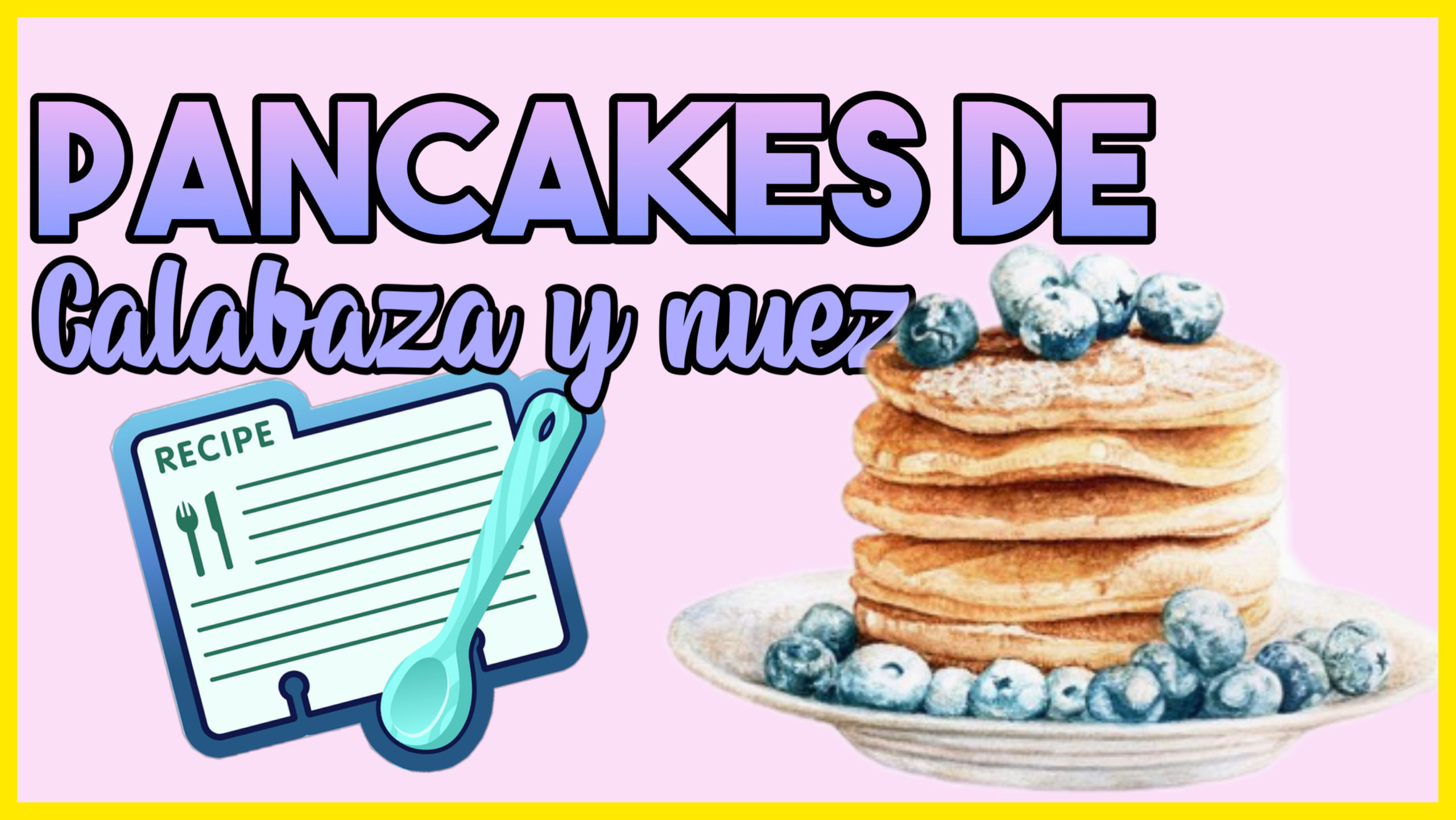 Receta saludable de Pancakes de calabaza y nuez