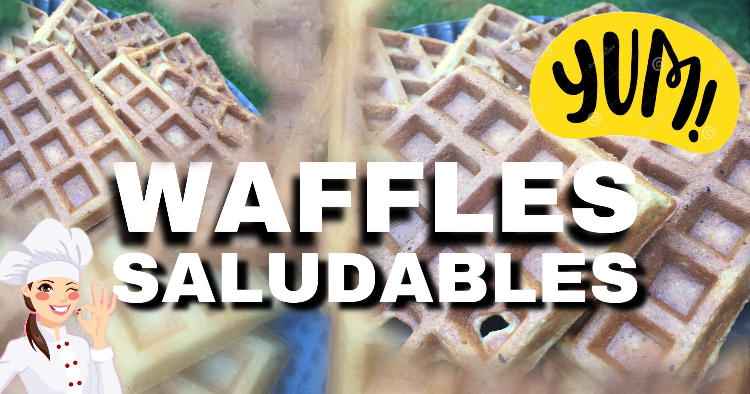 Waffles de avena sin azúcar | Receta Saludable