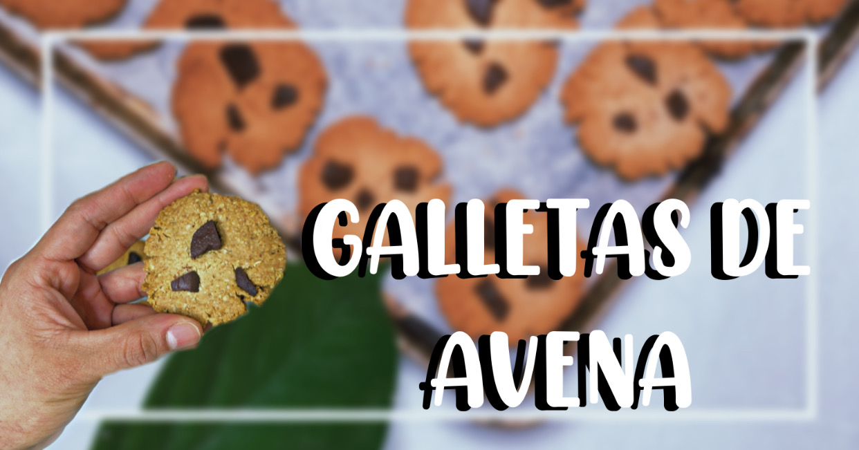 Como hacer GALLETAS DE AVENA saludables rápido y fácil