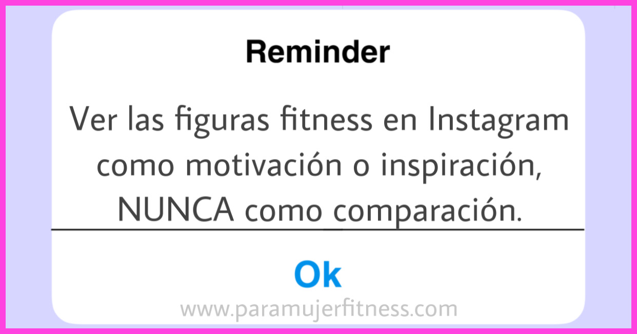Recordatorio para ti – Motivación Fitness